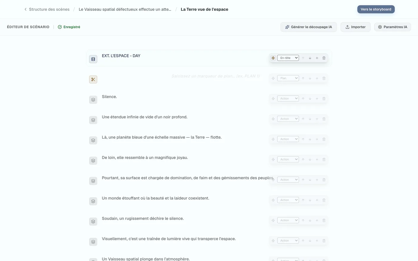 Figure 2.8 : Configuration du découpage terminée