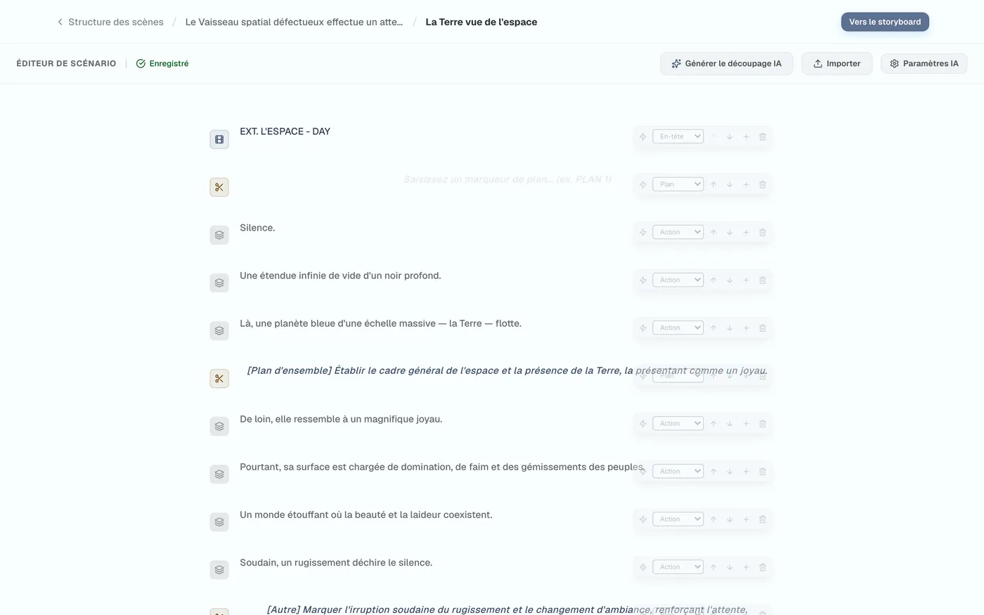 Figure 2.15 : Application du découpage par l'IA terminée